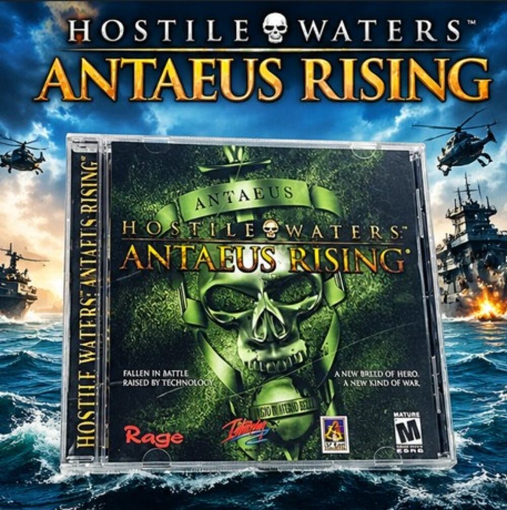 Hostile Waters Antaeus Rising PC CD ROM Interplay Strategy Game pre owned
